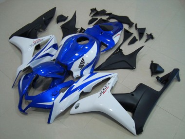 Carénage CBR 600 RR 2007-2008 - Bleu Blanc Noir Mat