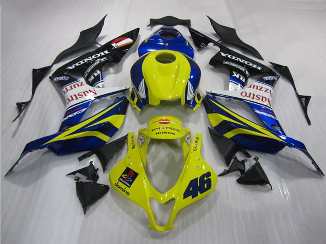 Carénage CBR 600 RR 2007-2008 - Jaune Bleu 46 Carénage CBR 600 RR 2007-2008 - Jaune Bleu 46