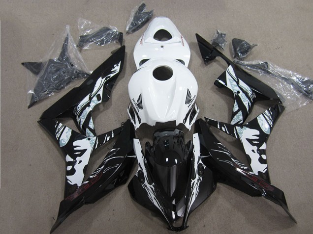 Carénage CBR 600 RR 2007-2008 - Noir Blanc