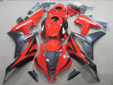 Carénage CBR 600 RR 2007-2008 - Noir Rouge
