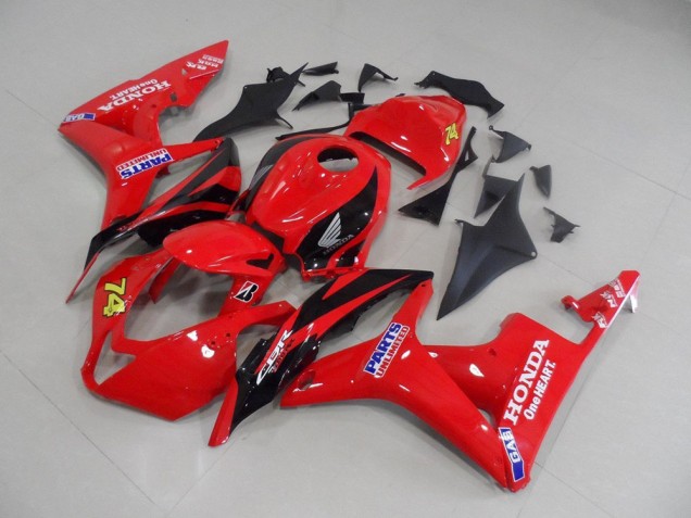 Carénage CBR 600 RR 2007-2008 - Rouge Noir Courses Carénage CBR 600 RR 2007-2008 - Rouge Noir Courses