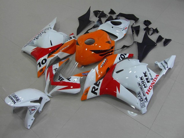 Carénage CBR 600 RR 2009-2012 - Blanc Repsol