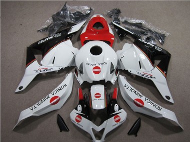 Carénage CBR 600 RR 2009-2012 - Blanc Rouge Konica Minolta