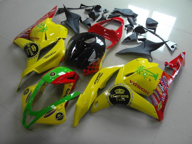 Carénage CBR 600 RR 2009-2012 - Jaune Corona Extra Carénage CBR 600 RR 2009-2012 - Jaune Corona Extra
