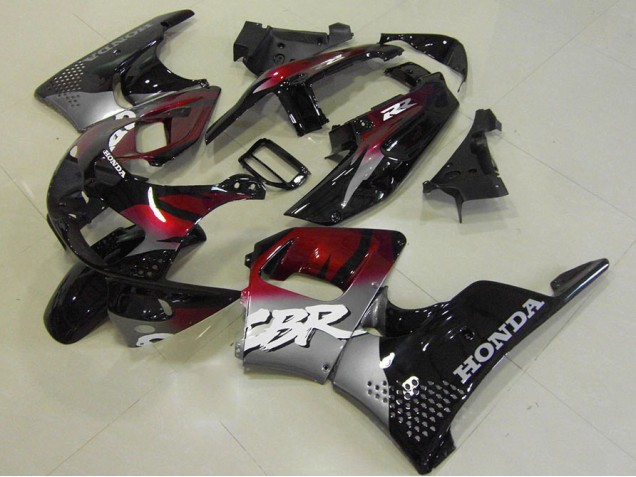 Carénage CBR 900 RR 893 1996-1997 - Rouge Noir Argent Carénage CBR 900 RR 893 1996-1997 - Rouge Noir Argent