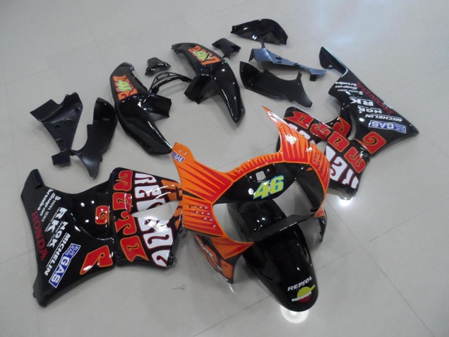 Carénage CBR 900 RR 919 1998-1999 - Noir Rossi Carénage CBR 900 RR 919 1998-1999 - Noir Rossi
