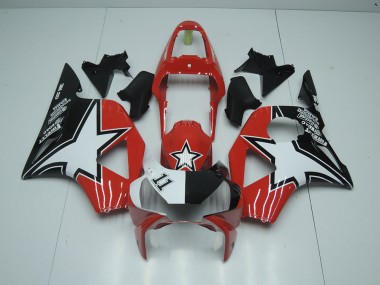Carénage CBR 900 RR 954 2002-2003 - Noir Rouge Étoile
