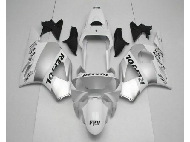 Carénage CBR 900 RR 954RR 2002-2003 - Blanc Argent Noir Repsol Carénage CBR 900 RR 954RR 2002-2003 - Blanc Argent Noir Repsol