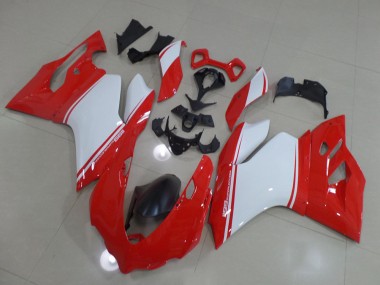 Carénage Ducati 1199 2011-2014 - Rouge Blanc