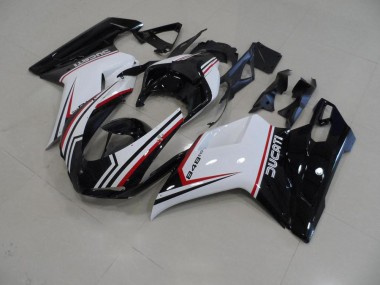 Carénage Ducati 848 1098 1198 2007-2014 - Noir Tricolore