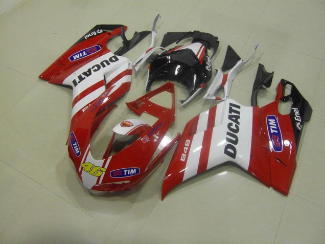 Carénage Ducati 848 1098 1198 2007-2014 - Rouge 46 Carénage Ducati 848 1098 1198 2007-2014 - Rouge 46
