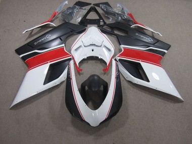 Carénage Ducati 848 2007-2014 - Blanc Rouge Noir Marvic