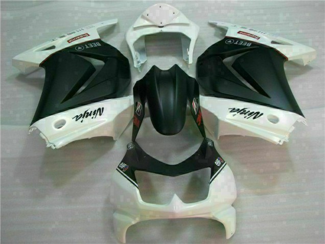 Carénage EX250 2008-2012 - Blanc Noir Ninja 3M