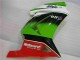 Carénage EX250 2008-2012 - Blanc Vert Noir Ninja
