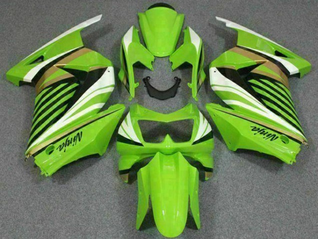 Carénage EX250 2008-2012 - Vert Blanc Noir Ninja Carénage EX250 2008-2012 - Vert Blanc Noir Ninja