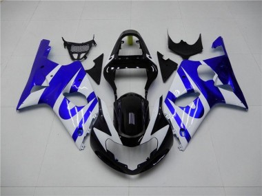Carénage GSXR 1000 K1 2000-2002 - Bleu Blanc