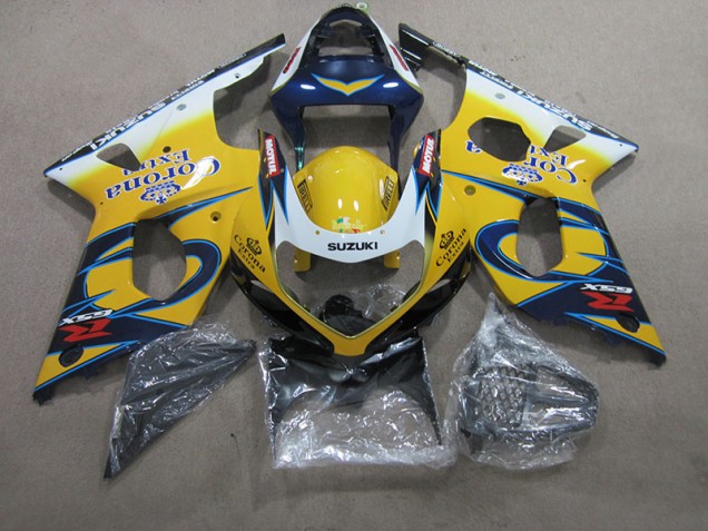 Carénage GSXR 1000 K1 2000-2002 - Jaune Bleu Corona Extra Carénage GSXR 1000 K1 2000-2002 - Jaune Bleu Corona Extra