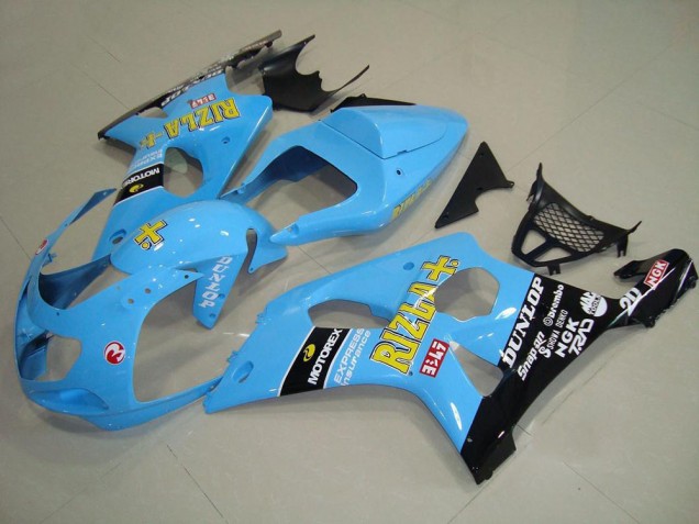 Carénage GSXR 1000 K1 2000-2002 - Light Bleu Noir Carénage GSXR 1000 K1 2000-2002 - Light Bleu Noir
