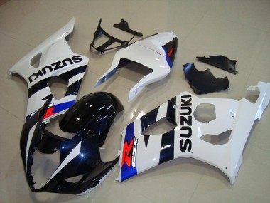 Carénage GSXR 1000 K3 2003-2004 - Bleu Foncé Blanc