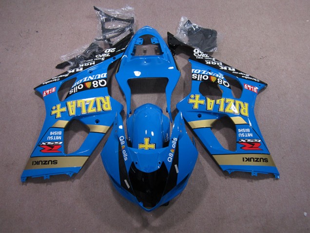 Carénage GSXR 1000 K3 2003-2004 - Bleu Rizla Q8 Oils Carénage GSXR 1000 K3 2003-2004 - Bleu Rizla Q8 Oils