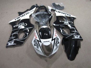 Carénage GSXR 1000 K3 2003-2004 - Noir Blanc Corona Extra Motul