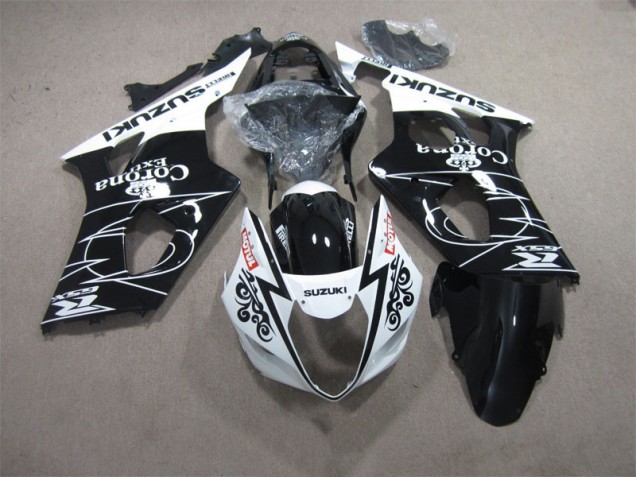 Carénage GSXR 1000 K3 2003-2004 - Noir Blanc Corona Extra Motul Carénage GSXR 1000 K3 2003-2004 - Noir Blanc Corona Extra Motul