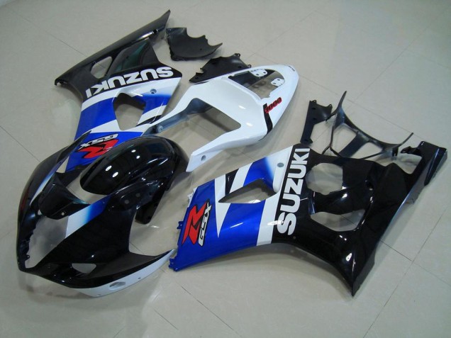 Carénage GSXR 1000 K3 2003-2004 - Noir Bleu Blanc