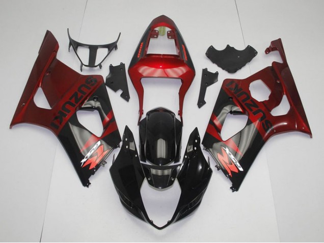 Carénage GSXR 1000 K3 2003-2004 - Noir Rouge Carénage GSXR 1000 K3 2003-2004 - Noir Rouge