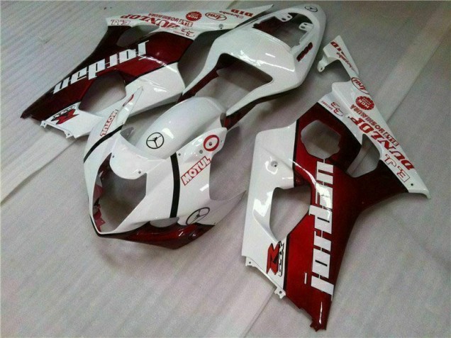 Carénage GSXR 1000 K3 2003-2004 - Rouge Blanc Carénage GSXR 1000 K3 2003-2004 - Rouge Blanc