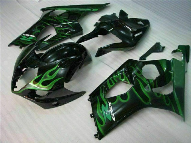 Carénage GSXR 1000 K3 2003-2004 - Vert Noir Carénage GSXR 1000 K3 2003-2004 - Vert Noir