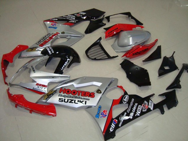 Carénage GSXR 1000 K5 2005-2006 - Argent et Rouge Carénage GSXR 1000 K5 2005-2006 - Argent et Rouge