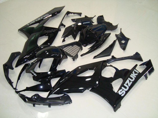 Carénage GSXR 1000 K5 2005-2006 - Noir Argent Décalque