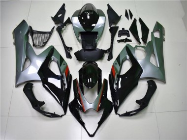 Carénage GSXR 1000 K5 2005-2006 - Noir Argent