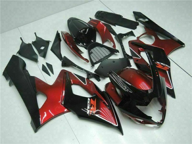 Carénage GSXR 1000 K5 2005-2006 - Rouge Noir