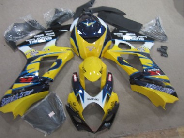 Carénage GSXR 1000 K7 2007-2008 - Jaune Bleu