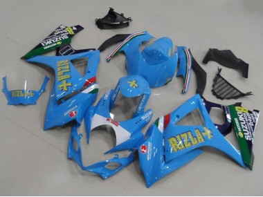Carénage GSXR 1000 K7 2007-2008 - Light Bleu Rizla