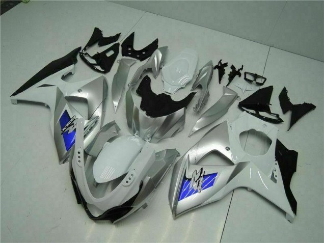 Carénage GSXR 1000 K9 2009-2016 - Argent Blanc Carénage GSXR 1000 K9 2009-2016 - Argent Blanc