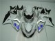 Carénage GSXR 1000 K9 2009-2016 - Argent Blanc Carénage GSXR 1000 K9 2009-2016 - Argent Blanc