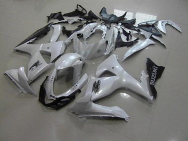 Carénage GSXR 1000 K9 2009-2016 - Blanc Nacré et Noir