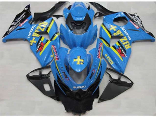 Carénage GSXR 1000 K9 2009-2016 - Bleu Rizla Hopper Carénage GSXR 1000 K9 2009-2016 - Bleu Rizla Hopper
