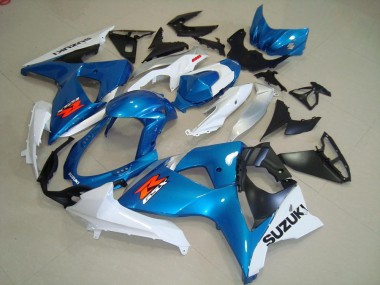 Carénage GSXR 1000 K9 2009-2016 - Bleu et Blanc Style OEM