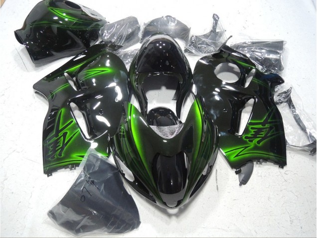 Carénage GSXR 1300 Hayabusa 1996-2007 - Noir Vert