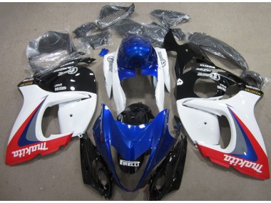 Carénage GSXR 1300 Hayabusa 2008-2019 - Blanc Bleu Makita