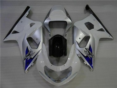 Carénage GSXR 600 / 750 K1 K2 K3 2001-2003 - Blanc Argent