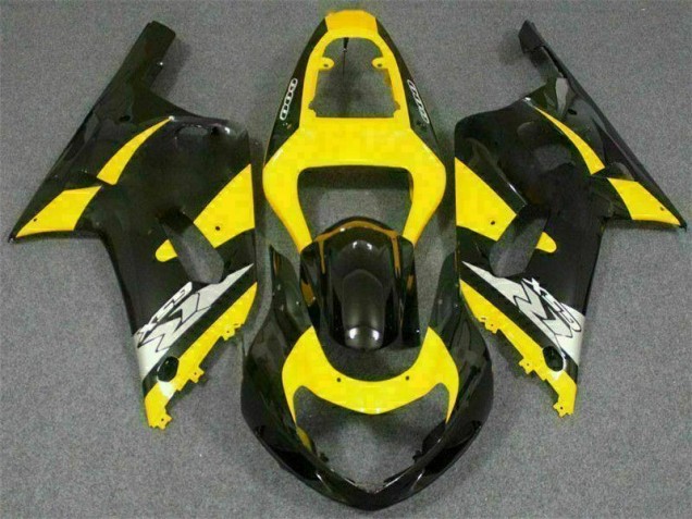 Carénage GSXR 600 / 750 K1 K2 K3 2001-2003 - Jaune Noir