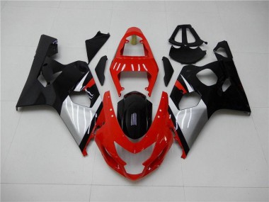 Carénage GSXR 600 / 750 K4 2004-2005 - Rouge Noir