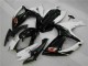Carénage GSXR 600 / 750 K6 2006-2007 - Blanc Noir Carénage GSXR 600 / 750 K6 2006-2007 - Blanc Noir