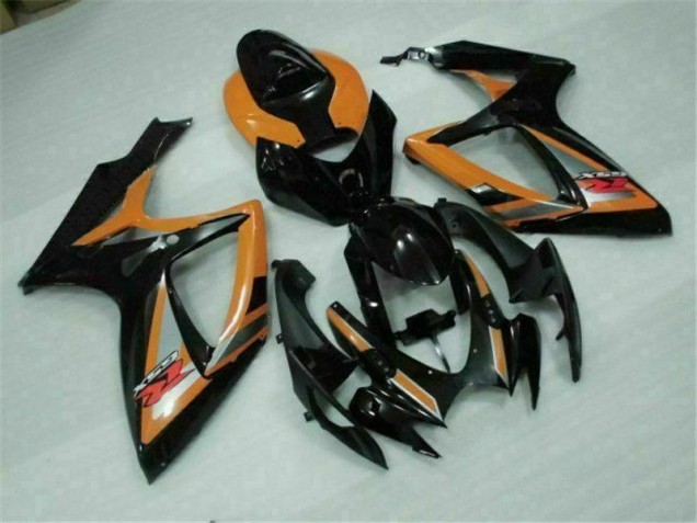 Carénage GSXR 600 / 750 K6 2006-2007 - Noir Orange