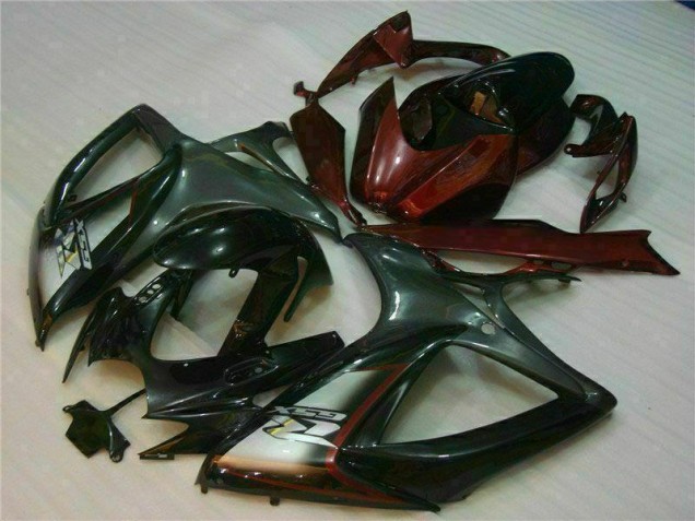 Carénage GSXR 600 / 750 K6 2006-2007 - Noir Rouge Carénage GSXR 600 / 750 K6 2006-2007 - Noir Rouge