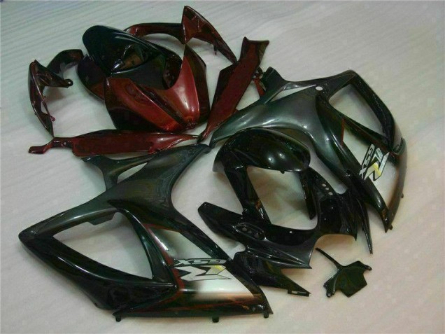 Carénage GSXR 600 / 750 K6 2006-2007 - Noir Rouge Carénage GSXR 600 / 750 K6 2006-2007 - Noir Rouge